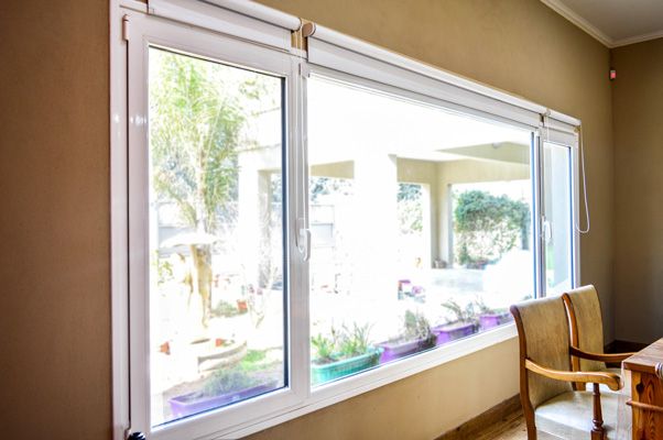 Aberturas de aluminio Blanco